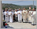 Blagoslov kipa sv. Ilije Proroka na Trgu kod crkve, prije sv. Mise u 11,00 sati, Ilindan, 20. srpnja 2012. - Župnikova riječ