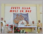 Sveti Ilija u Stocu 2012. i blagoslov veličanstvenog kipa sv. Ilije na njegovu Trgu