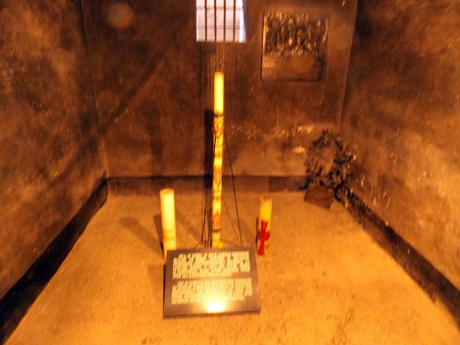 Auschwitz - Zatvorska ćelija sv. Maksimilijana Kolbea