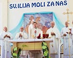 Sveti Ilija u Stocu 2014. i blagoslov prije sv. Mise na „Trgu sv. Ilije proroka“