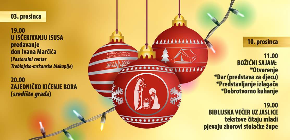 NAJAVA: Advent u Stocu 2016. NAJAVA: Advent u Stocu 2016.