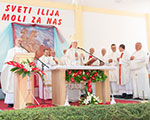 Sveti Ilija u Stocu 2016. i blagoslov prije sv. Mise na „Trgu sv. Ilije proroka“
