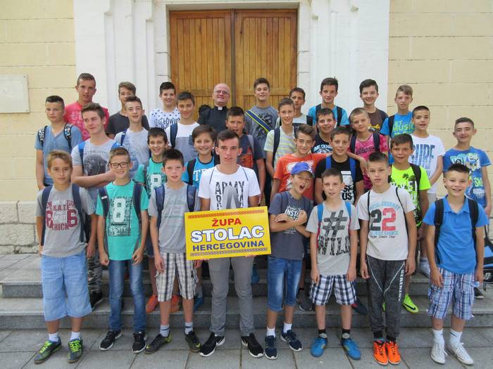 Stolački ministranti na zajedničkom Susretu ministranata Trebinjske biskupije 2017.