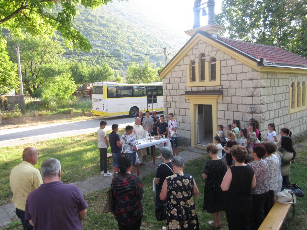 Stočani hodočastili u Ljubinje za blagdan Presvetog Srca Isusova 2019. 