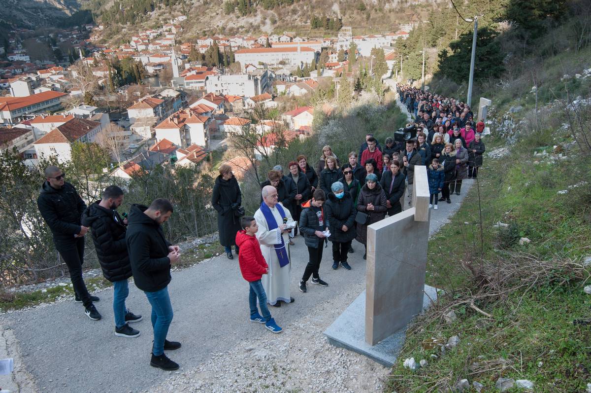 Svečano proslavljen blagdan sv. Josipa sa sv. Misom na Križevcu u Stocu 2021.